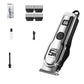 ⏰50% KORTING – LAATSTE KANS⏰ Digitale Display Elektrische Tondeuse – LED Indicator, Zero-Gap T-Mes – 4 Kammen, Olie & Borstel – USB Snelladen – 92g! 🔥