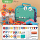 🥳2026 BESTSELLER🥾 DIY Bouwspeelgoedset – 2D/3D Constructies, Elektrische Boormachine – STEM-vaardigheden, Veilig & Duurzaam ABS – Met Draagbare Opbergdoos! 🛡️💨
