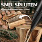 🔧50% KORTING! 🔥Houtsplijtboor – Handig gereedschap voor het splijten van hout, geschikt voor boormachines en klopboormachines, ideaal voor haardhout en tuinwerk