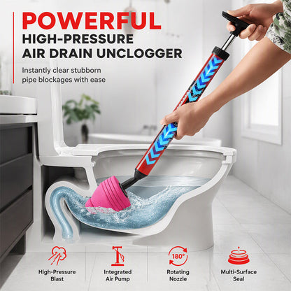 ⏰50% KORTING – LAATSTE KANS⏰ Hogedruk Afvoerontstopper – Luchtdruk Reiniging, Zonder Chemicaliën – Handheld Pompsysteem – 66cm Hoogte – Hoogwaardig PVC! 🔥