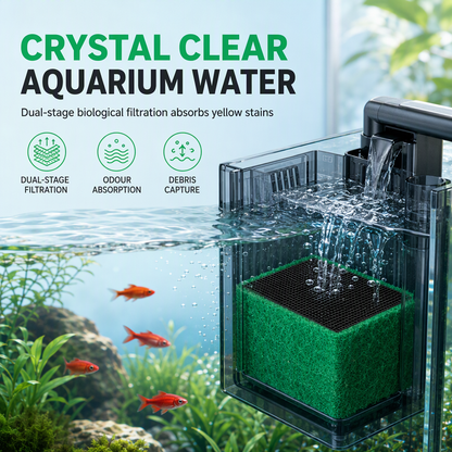🔥FLASH SALE🔥 Actieve Kool Filterblok – Kristalhelder Aquariumwater, Snelle Honingraatfiltratie – Absorbeert Geuren, Verkruimelingsvrij – Groot 10x10x10cm of Klein 10x10x5cm! 🐠✨