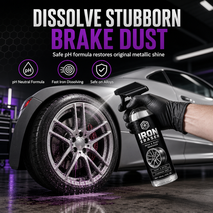 🔥FLASH SALE🔥 Krachtige Auto Roestverwijderaar Spray – Lost Ingesloten Roest Op, Van Kleur Veranderende Formule – Herstelt Spiegelglans – 120ml – Voor Wielen! 🚗✨