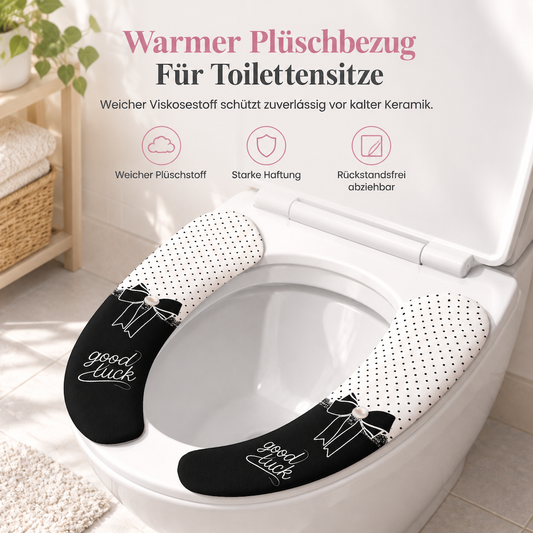 ⏰50% KORTING – LAATSTE KANS⏰ Zachte Toiletzittingpads – Elektrostatisch, Zacht Viscose – Zonder Lijm, Handwasbaar – 33,5x8cm – Zwart-Wit, Bruin, Zwart-Blauw of Roze! 🔥