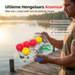 🔥FLASH SALE🔥 Complete Kit met Dobbers & Zinkers – HoogZichtbare Neonkleuren, HoogSchuim – Geïntegreerde Gewichtkern, Draagbare Tacklebox – 27/30mm – Rood & Geel! 🎣✨