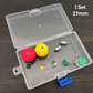 🔥FLASH SALE🔥 Complete Kit met Dobbers & Zinkers – HoogZichtbare Neonkleuren, HoogSchuim – Geïntegreerde Gewichtkern, Draagbare Tacklebox – 27/30mm – Rood & Geel! 🎣✨
