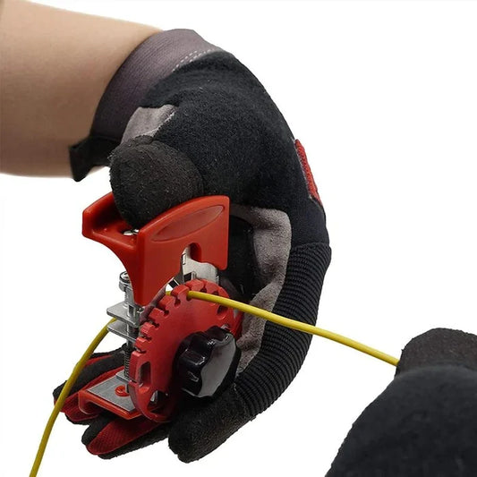 ⏰50% KORTING – LAATSTE KANS⏰ Universele Handheld Quick Stripper – 14 Maten, 24 AWG tot 0 AWG – Eenvoudig Afstelbare Messen – Blauw, Rood-Oranje of Zwart! 🔥