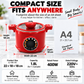 🔥FLASH SALE🔥 Multi-Functionele Slimme Kookpan – Vooraf Instellen, Keramische Binnenpan – 400W, 1,8L – Rijst, Soep, Pap & Hotpot – Compact & Rood! 🍲✨