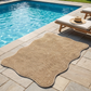 ⏰50% KORTING – LAATSTE KANS⏰ Antislip Faux Jute Loper – TPR-Onderkant, Rustieke Textuur – Duurzame Gestikte Randen, Golvende Vorm – 40x60cm – Natuurbruin! 🔥