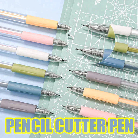 Cartoon-Muster Student Mes Pen (1 Set/6 Stuks)