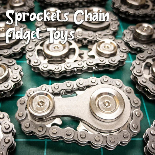 🙌Hete verkoop⚙️Tandwielen Fietsketting Fidget Spinner Speelgoed