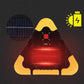 2-IN-1 Driehoekig waarschuwingslampje langs de weg op zonne-energie