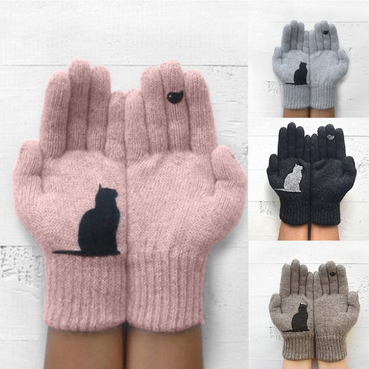 🔥Handschoenen met kattenpatroon