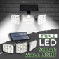 Drievoudige LED Solar Wandlamp-Laatste dag promotie 50% KORTING