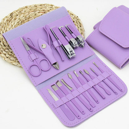 Stainless Steel Nail Clippers Set(16 Pcs)